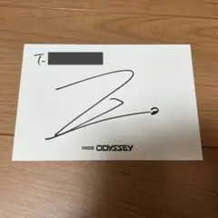 Riize ウォンビン 個別 サイン odyssey 直筆
