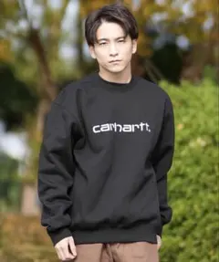 Carhartt ブラック スウェット トレーナーのサムネイル