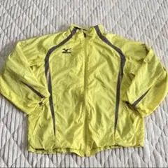 メンズ M　ミズノ BREATH THERMO 黄色のジャージ