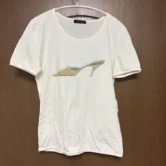 【ストラネス】半袖 Tシャツ カットソー ヒールイラストプリント 白 Sのサムネイル