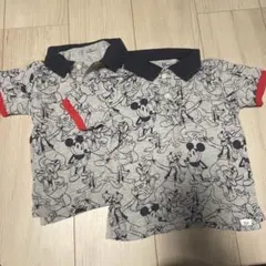 Baby Gap ミッキーマウス ポロシャツ 90 2枚セット　双子　お揃い