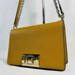 超美品 FURLA ミミ CROSSBODYBAG チェーンショルダーバッグ