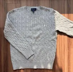 Polo Ralph Lauren ケーブルニット ボーイズ L グレー