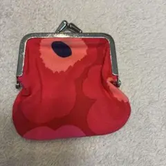 marimekko フラワーパターン コインケース