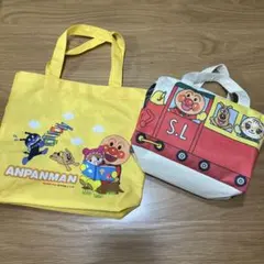 新品 アンパンマン トートバッグ ミニバッグ セット