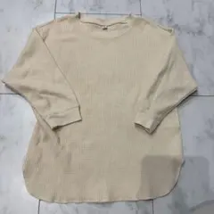 UNIQLO ワッフル 五分袖 S