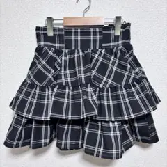 チェックフレアスカート 地雷系 量産型