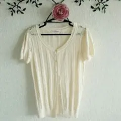 売れました☆お花ボタンのカーディガン❤