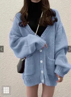 GRL ニット　カーディガン　トップス　オーバーサイズ