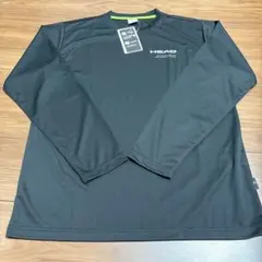 【新品】HEAD 長袖Tシャツ　ロンT メンズ　L ブラック　速乾