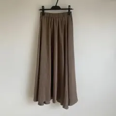 スカート レディース F ロングスカート ブラウン