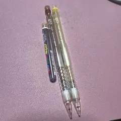 uniカラーシャーペン黄色オレンジ二本組⭐︎シャープペンシル