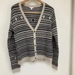 GAPフェアアイル柄 カーディガン Sサイズ