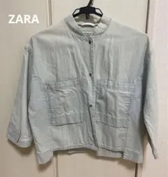 ZARA BASIC デニム ジャケット シャツジャケット オーバーサイズ