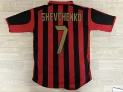 1999 ACミラン 7番 ユニフォーム シェフチェンコ 百年紀念 中古品
