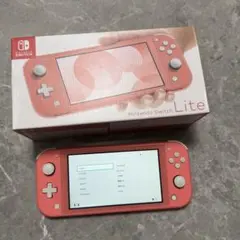 Switchライト 本体 箱付き コーラルピンク