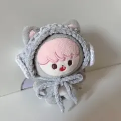 イヤーマフ ぬい服 10cm ウィッシュコア グレーラメ