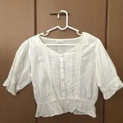 ペプラムトップス シャツ