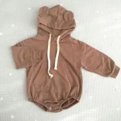 Jessyca kids フード付きロンパース　くま耳　90 韓国服