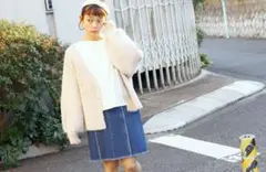 crisp カーディガン　もちもち　ふわふわ　ショート丈　くすみカラーのサムネイル