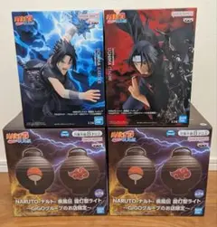 GiGO限定NARUTO疾風伝　うちはサスケ・うちはイタチ　提灯型ライト4点