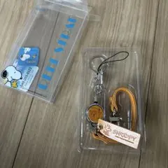 スヌーピー リール付きストラップ