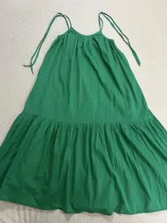 RODEO CROWNS キャミワンピース グリーン インド製