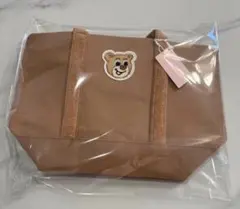 新品　フェイラー　オールドテディ　ワッペントートバッグ　Ｌ　小　ベージュ