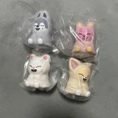 SKZOOライトマスコット　ウルフチャン　トゥエッキ 　ジニレット　フォクシニー