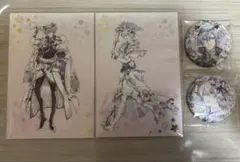 アイナナ　6th anniversary 四葉環　逢坂壮五　缶バッジ　ポスカ