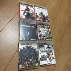 PS3 まとめ売り ダークソウル2 グラセフ5 バトルフィールド2 アサクリなど