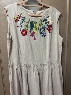 花柄 ロングワンピース