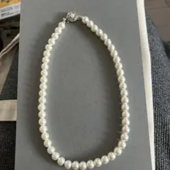 冠婚葬祭用　42cm フェイクパールネックレス