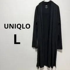 UNIQLO ユニクロ ロングカーディガン 羽織り 前開き エアリズム UV L