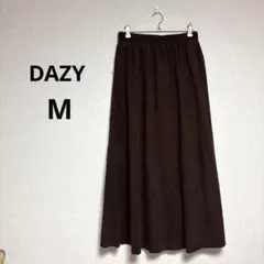 ⭐︎新品未使用⭐︎Dazy ロングスカート　sizeM ☆美品☆ LAZY DAISY ウエストゴム 楽ちん 裾フリルロングスカート