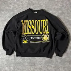 と*こ様 Hanes スウェット L ブラック ミズーリ大学 カレッジロゴ US