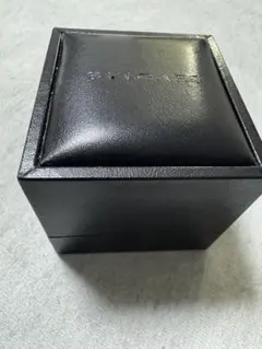 【BULGARI 】ブラックレザー リングボックス