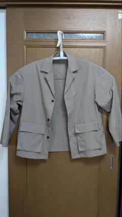 GU　 331-333917 オーバーサイズジャケット★ベージュ★Mサイズ