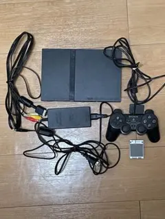 PlayStation 2 本体 SCPH-70000 起動確認済み　カード付属