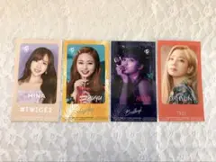 TWICE ミナ・ツウィ・モモ・ダヒョン CD特典ステッカー 4枚セット