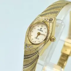 13 稼動品 CYMA LOUIS XVルイ15世 腕時計 ラインストーンのサムネイル