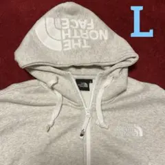 THE NORTH FACE ジップアップパーカー ライトグレー