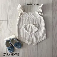 ニットロンパース（80cm）&ベビーシューズ（18-19cm 未使用）