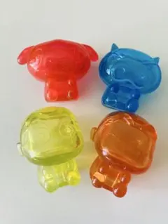 クレヨンしんちゃん クリアフィギュア マスコット　４種セット　プライズ品