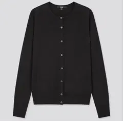 【UNIQLO】エクストラファインメリノクルーネックカーディガンのサムネイル