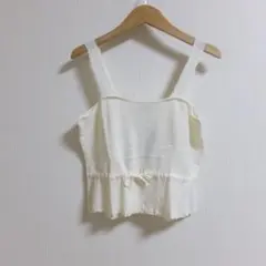 新品　glam city　キャミソール　ホワイト ビスチェ　A-186