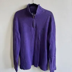 Polo by Ralph Lauren 紫 L ハーフジップセーター