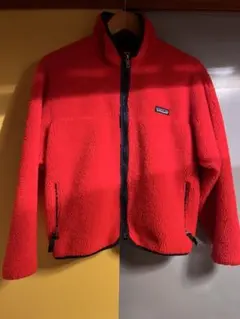 USA製 Patagonia レトロカーディガン フレンチレッド キッズ 女性