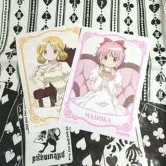 ✽魔法少女まどか☆マギカ アニメイト 特典 ブロマイド Set＿まどか・マミ✽