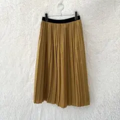 CORDIER ワールド 40 プリーツスカート　日本製　ウエストゴム　 L相当